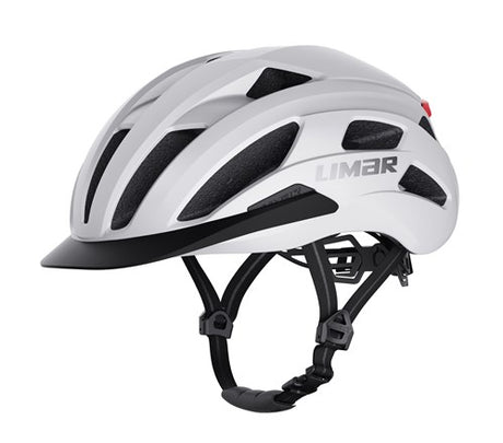 Limar helm action urban m 53-57 mat wit met led