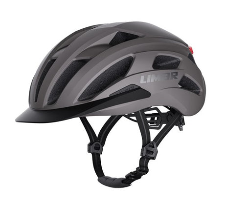 Limar Helm Torino L 57-61 mattgrau mit LED