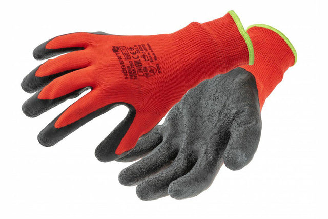Hogert latex roder beschermende handschoenen maat 8