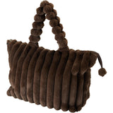 Home styling handtas teddy ribbel in 2 kleuren