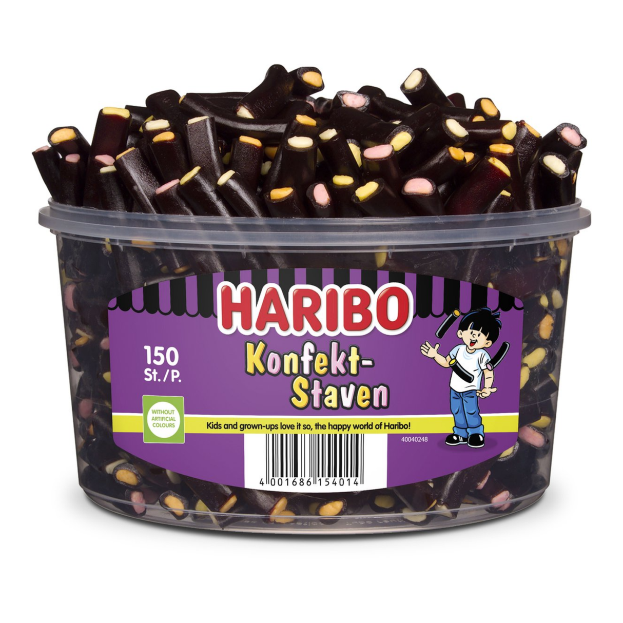 Haribo Lakritz Konfekt-Stangen (150 Stück) (Kopie)