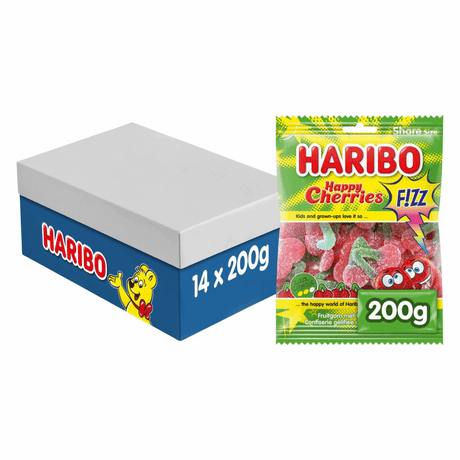 Haribo Happy Cherrys Sprudelbeutel (14x 200gr)