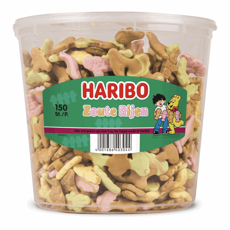 Haribo Schaumsalzreihen (150 Stück)