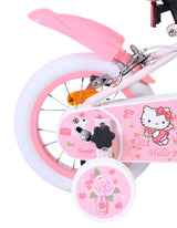 Hello kitty kinderfiets - meisjes - 12 inch - roze - twee handremmen