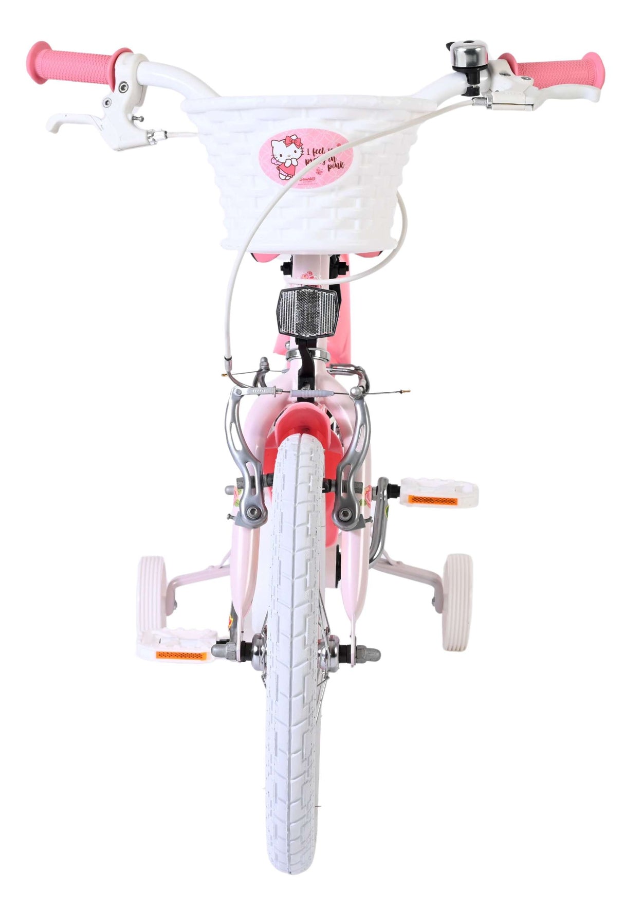 Volare hello kitty kinderfiets - meisjes - 16 inch - roze - twee handremmen