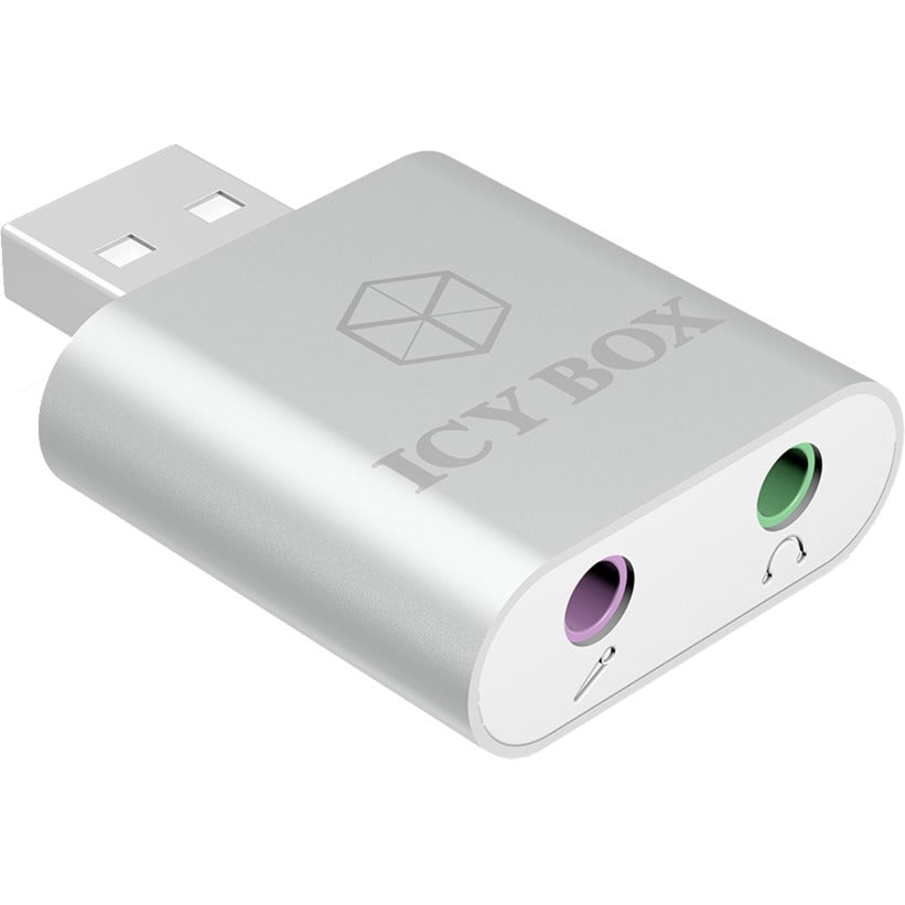 Icy Box IB-AC527 USB an Audio- und Mikrofonadapter