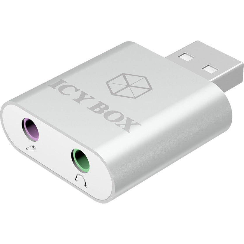 Icy Box IB-AC527 USB an Audio- und Mikrofonadapter