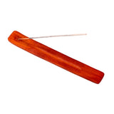Blumengravur - Räucherstäbchenhalter aus Mangoholz für Stäbchen
