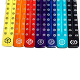 Chakra-Räucherstäbchenhalter aus Mangoholz