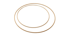Metal ring 40cm gold per stuk