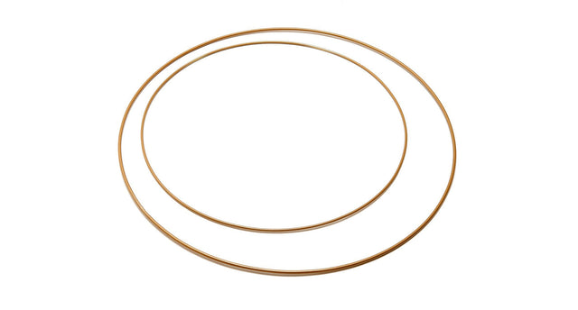 Metal ring 40cm gold per stuk