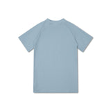 Reine Töne | Grünes UV-Badeshirt mit kurzen Ärmeln