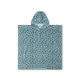 Leopard | grüner Strandponcho 65 x 65 cm