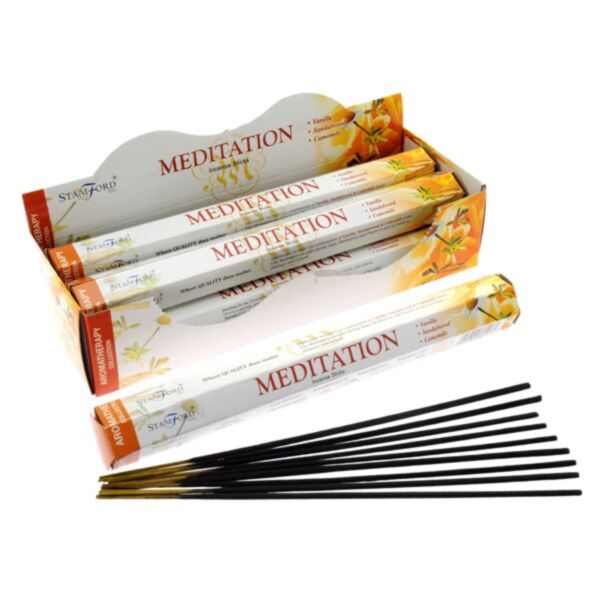 37117 Meditation – Stamford Hex Aromatherapie-Räucherstäbchen