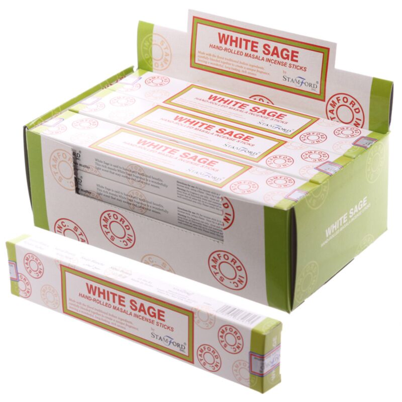 37261 weißer Salbei – Stamford Masala Räucherstäbchen