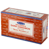 01349 dunkler Zimt – Satya Nag Champa Räucherstäbchen