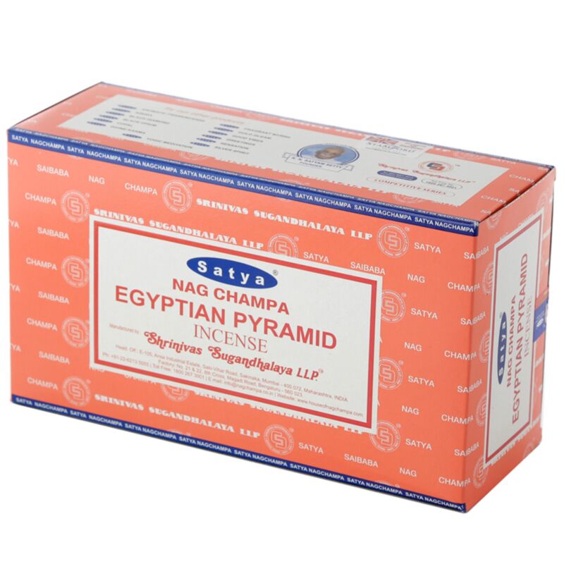 01350 Ägyptische Pyramide - Satya Nag Champa Räucherstäbchen