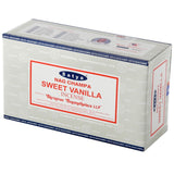 01365 süße Vanille – Satya Nag Champa Räucherstäbchen