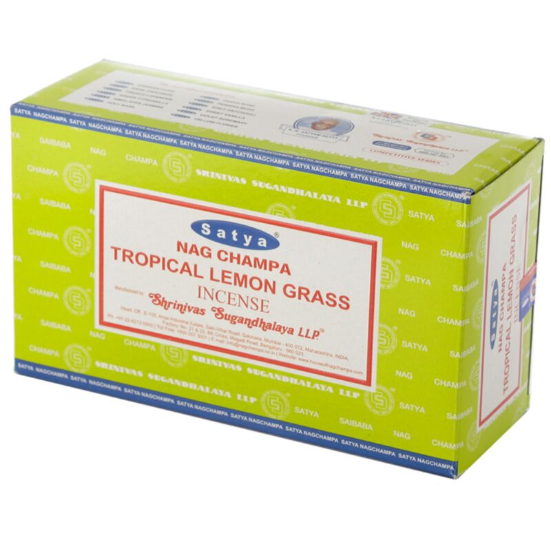 01366 tropisches Zitronengras – Satya Nag Champa Räucherstäbchen