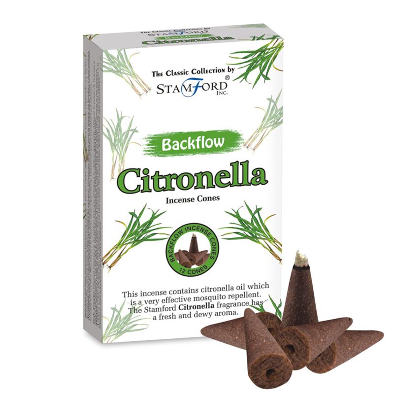 37423 Stamford Backflow-Räucherkegel – Citronella