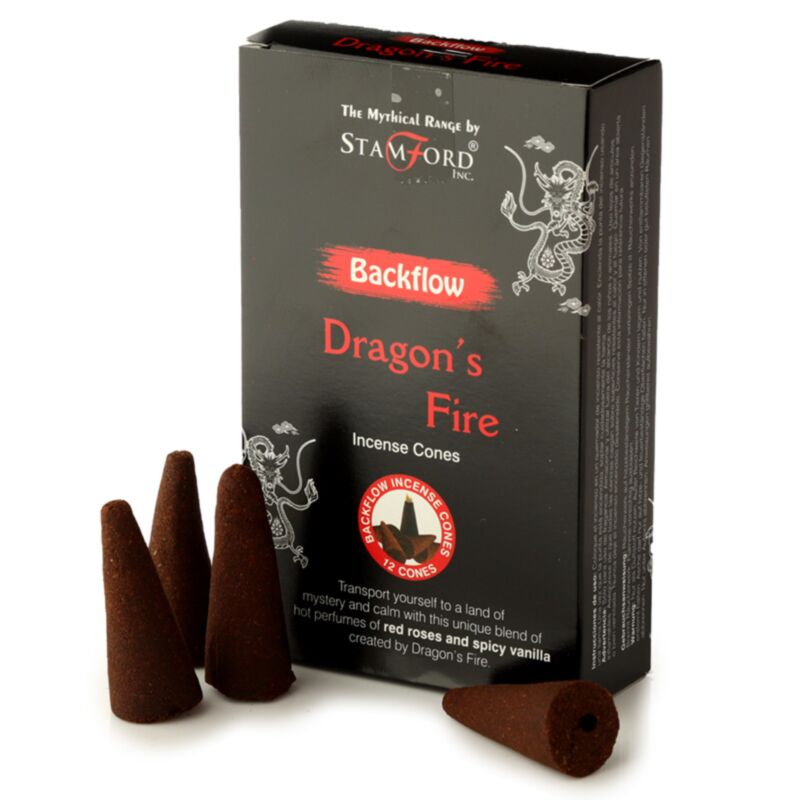 37482 Stamford Backflow-Räucherkegel – Drachenfeuer