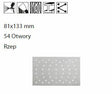 Mirka iridiumpapier 81x133 open gr.240 54 otwory 100szt
