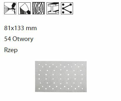 Mirka iridiumpapier 81x133 open gr.240 54 otwory 100szt