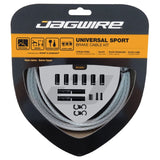 Jagwire Universal-Sportbremsen-Kit – geflochtenes Weiß