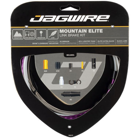 Jagwire Mountain Elite Link-Bremssatz – limitiert, lila