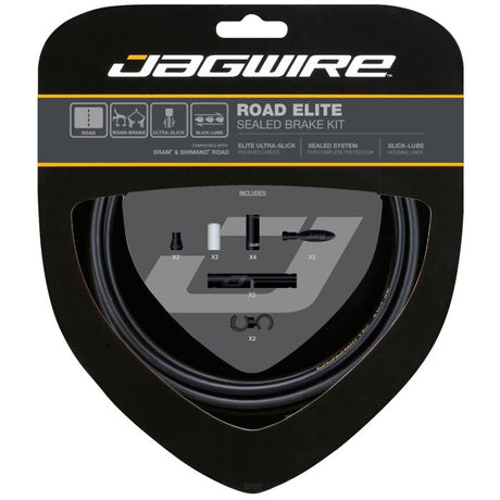 Jagwire Road Elite versiegeltes Bremsenset – Stealth Black