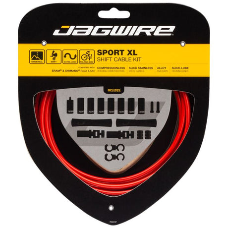 Jagwire Sport Shift XL Kit – rot