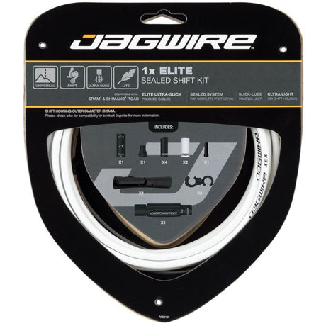 Jagwire 1x Elite Sealed Shift Kit – weiß