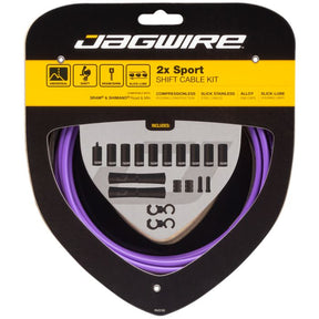 Jagwire 2x Sport-Schaltsatz – Lila