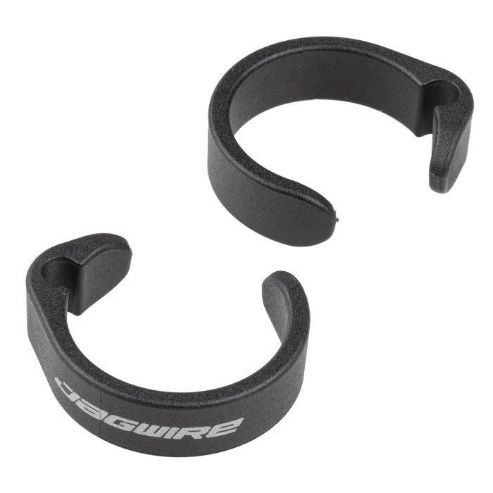 Jagwire Clipring – 3,2 mm E-Bike-Steuerkabel (19,0–22,2 mm) (10 Stück) – schwarz
