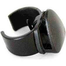 Hesling Kleiderschutzclip 20 mm rutschfest schwarz