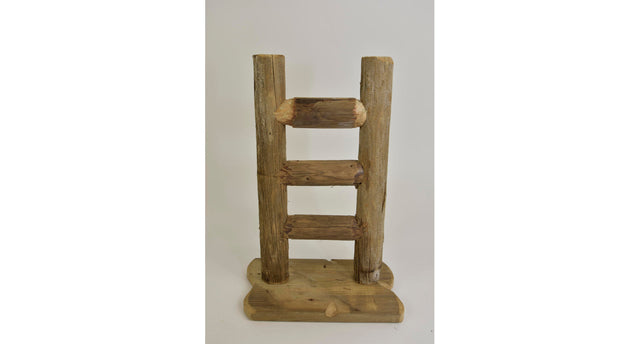 Ladder bruin melange 30 cm op voet 21-23cm