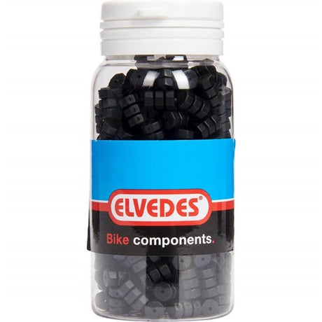 ELVEDES GUMBER O-RINGE FÜR REM SWITCH-Kabel Ø1.1-1,5 mm schwarz (Glas mit 250 Teilen)