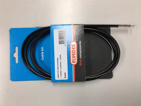 ELVEDES GAS Kabel Universal 1700 mm 2250 mm verzinkt schwarz (auf der Karte)