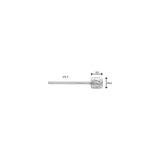ELVEDES SCHAKEL BINNenk 2250 mm Edelstahl N-NIP. 6472RVS-SHIM-49-SL