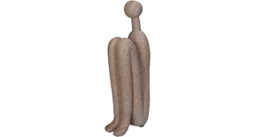 Ornament human polyresin beige 10.3x5.5x26.5cm
