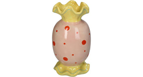 Vase candy fine earthenware multi 12x10.5x23cm