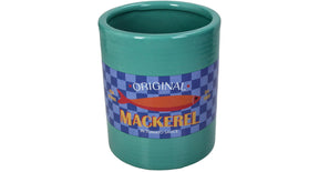 Planter mackerel fine earthenware multi 13x13x15.5cm