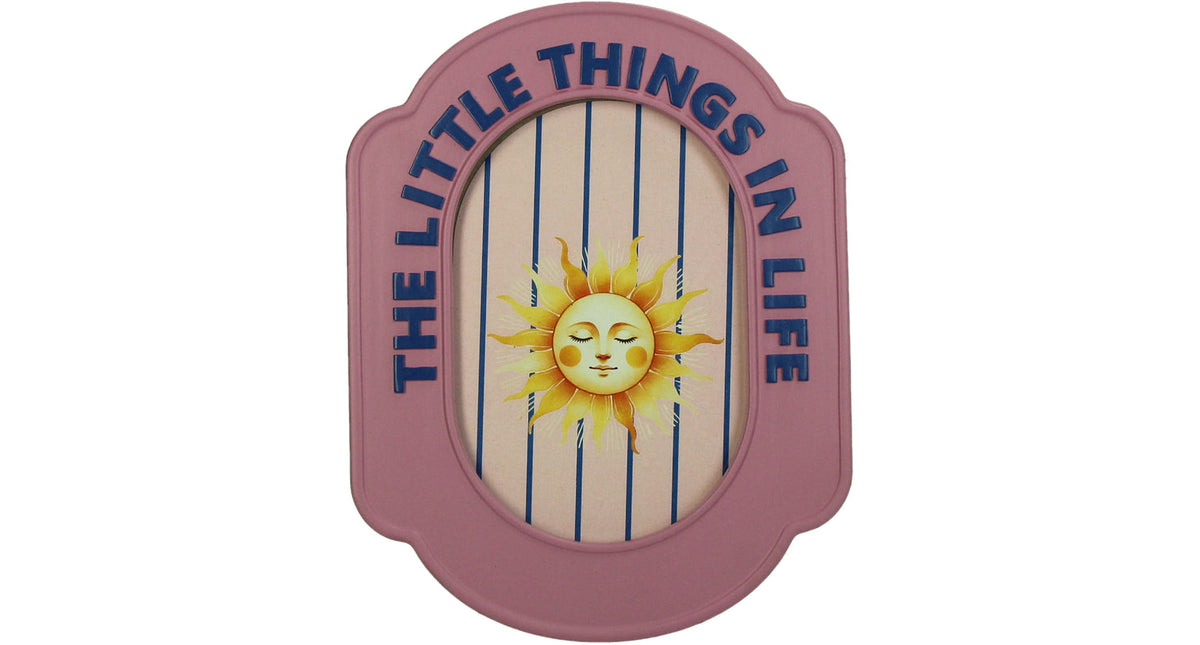 Photo frame little things polyresin lilac 10x15cm