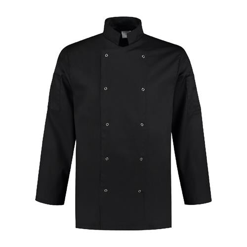 Bestex Kochjacke Polyester Baumwolle schwarz m