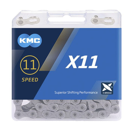 KMC X11R grau 118 Glieder (Fahrradschloss)