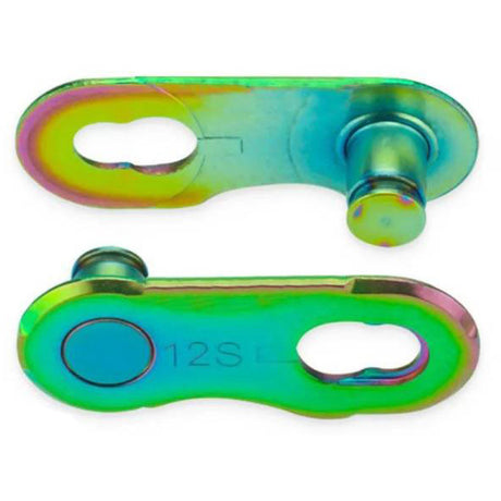 Kmc verschlussglied verbinder flatnr aurora grün 2pcs karte