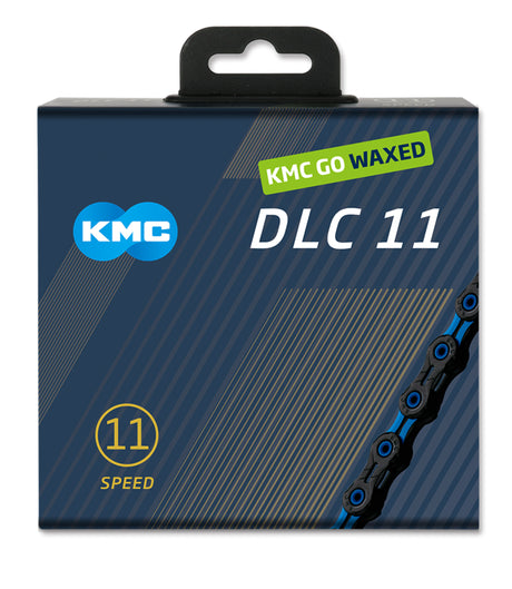Kmc Kette DLC 11 118l Box gewachst 11-fach schwarz blau