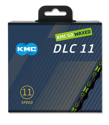 Kmc Kette dlc11 schwarz grün 118s gewachst
