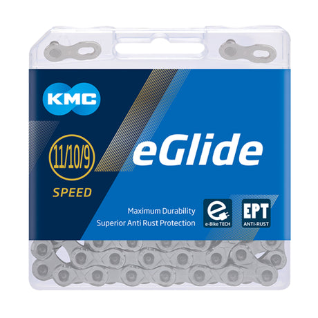 Kmc eglide ept Queuekette Silber 118 Glieder 11s