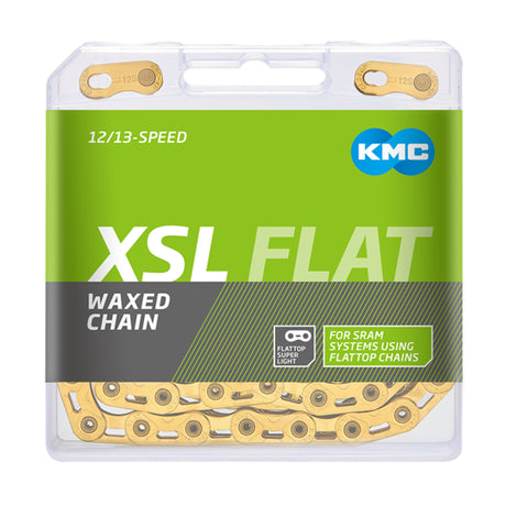 KMC X-Flat SL Goldkette 12 13 fach 126gl gewachst